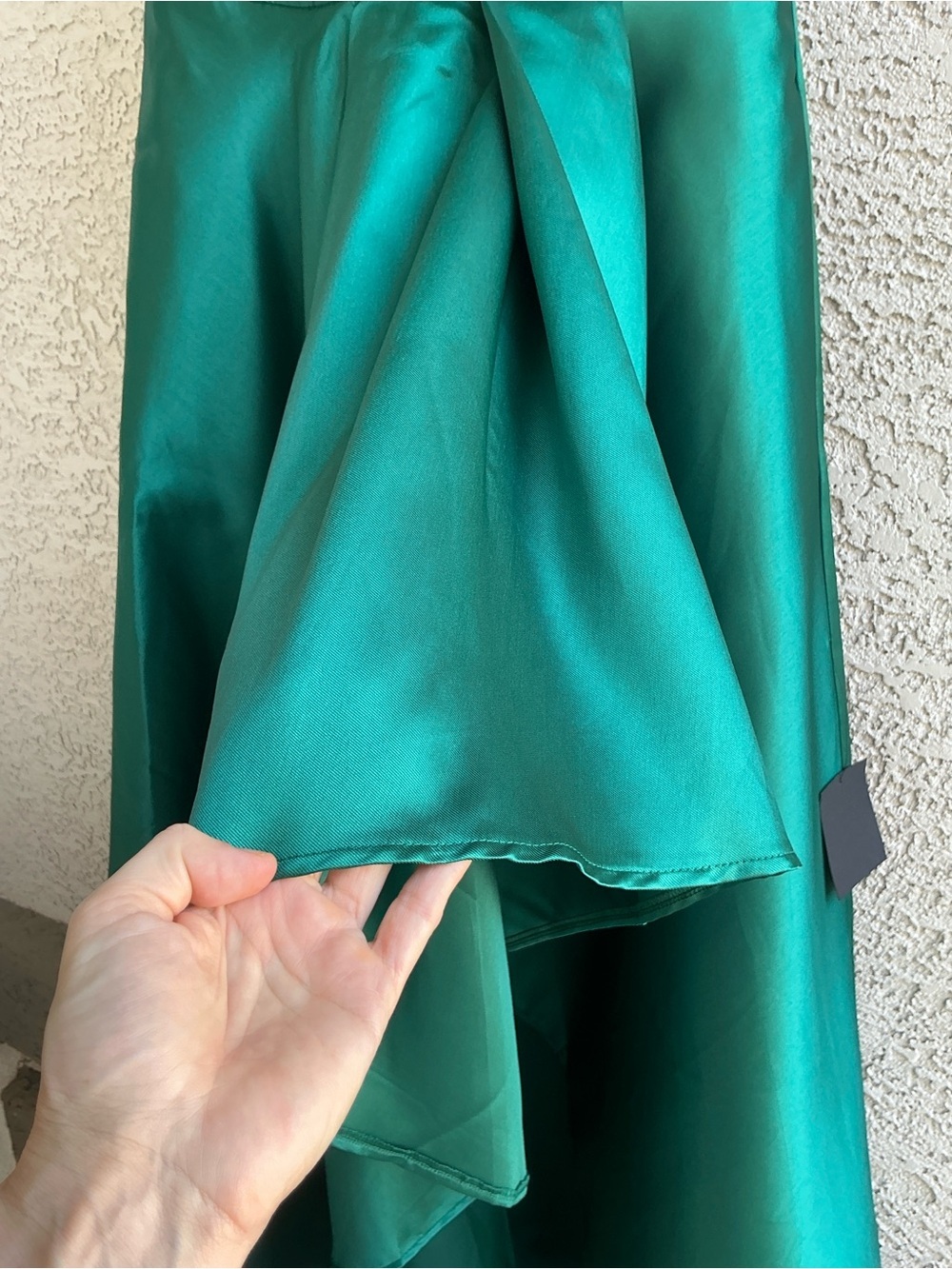 NWT Lulu’s Broadway Show Emerald Green High-Low Maxi Gown Dress M & XL 882102 - Picture 13 of 15